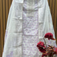 Enhance your ethnic collection with this elegant unstitched