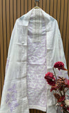 Enhance your ethnic collection with this elegant unstitched