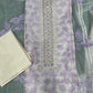 Enhance your ethnic collection with this elegant unstitched