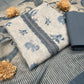 Elevate your ethnic wardrobe with our unstitched khadi cotton suit