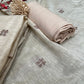 Step into subtle glamour with our unstitched khadi cotton suit