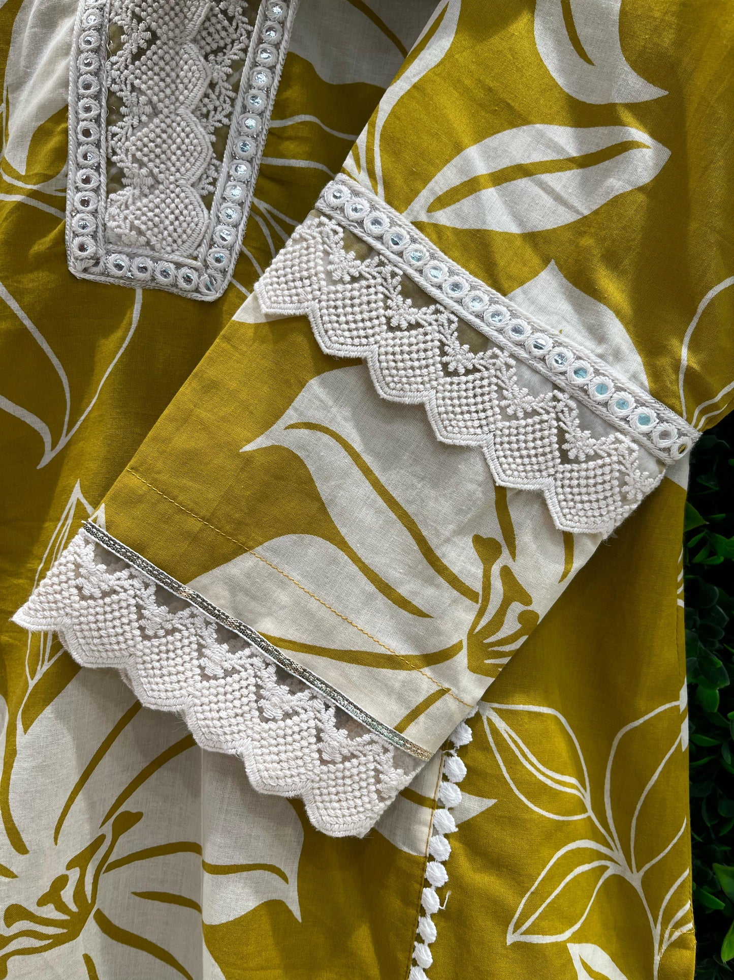 Stay effortlessly stylish with this beautifully stitched cotton suit set