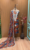 Step into elegance with our unstitched pure cotton suit