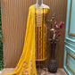 Modern twist to your wardrobe with our unstitched pure cotton suit fabric