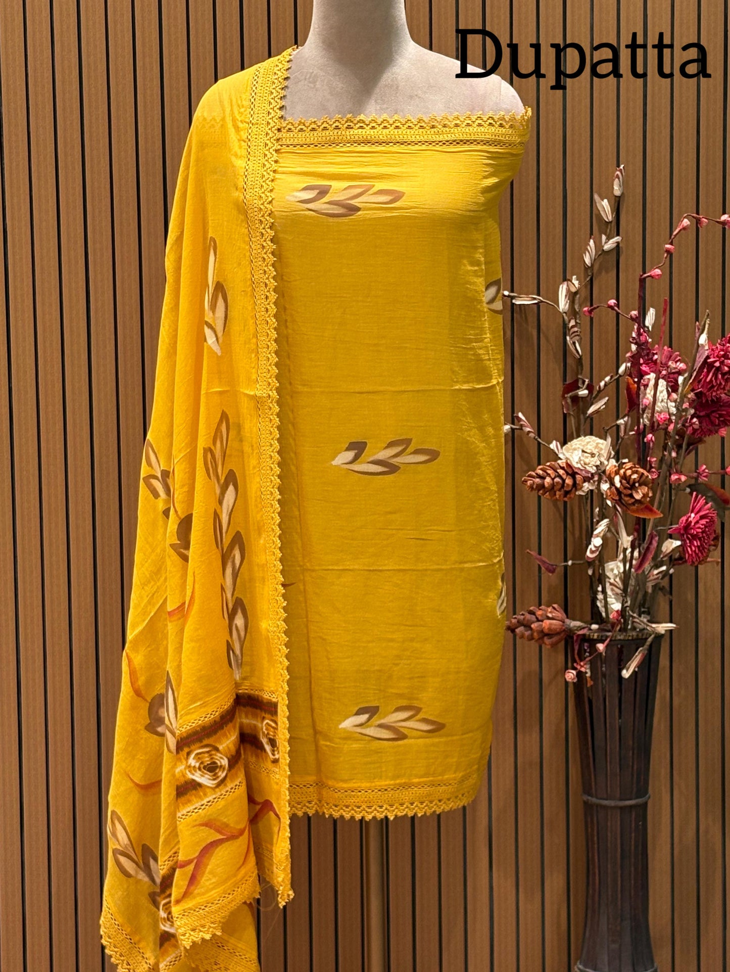 Modern twist to your wardrobe with our unstitched pure cotton suit fabric