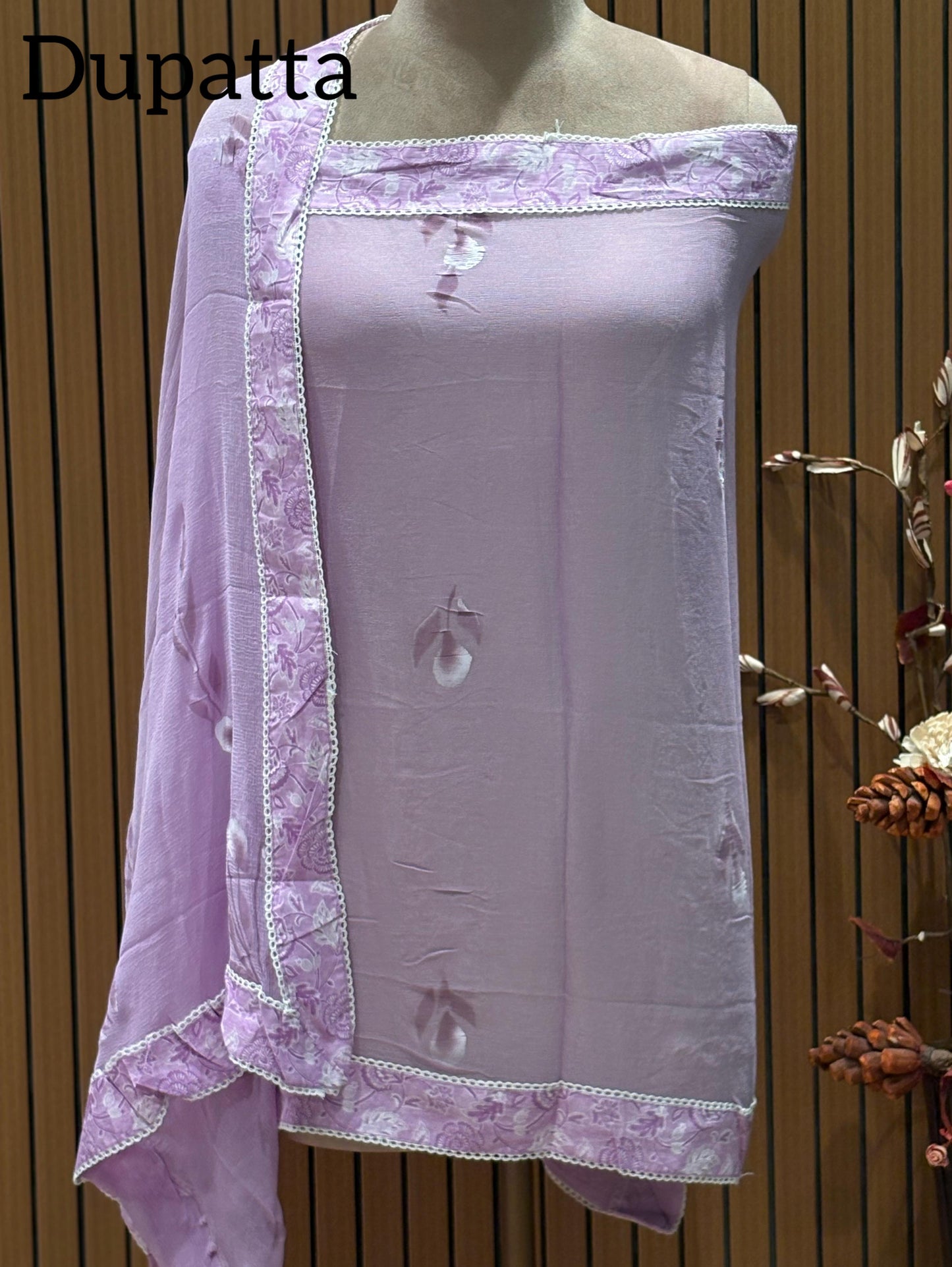 Refresh your wardrobe with our unstitched pure cotton suit