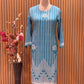Soft teal suit set is all about understated elegance