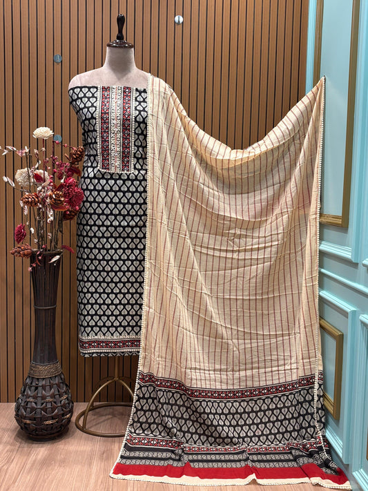 Fabric: Soft Cotton with authentic Jaipuri print