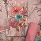 Graceful note print with subtle weaving patterns