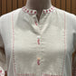 Stylish, and breathable in our off-white cotton kurta