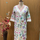 Elevate your everyday ethnic style with this three-piece cotton Kurti set
