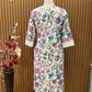 Elevate your everyday ethnic style with this three-piece cotton Kurti set