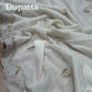Elevate your ethnic style with our unstitched suit fabric crafted from premium mul Chanderi