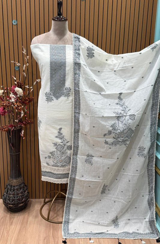 Discover timeless elegance with our unstitched suit fabric