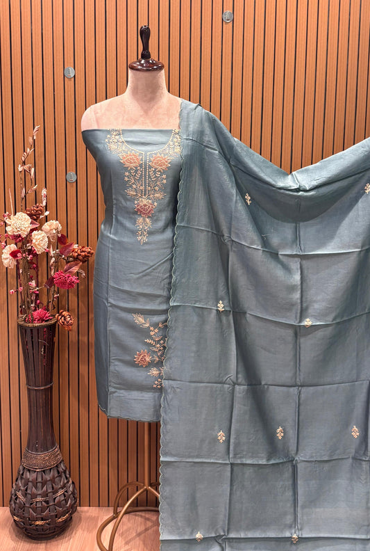 Elegant Maheshwari Cotton with Dori &amp; Zari Embroidery