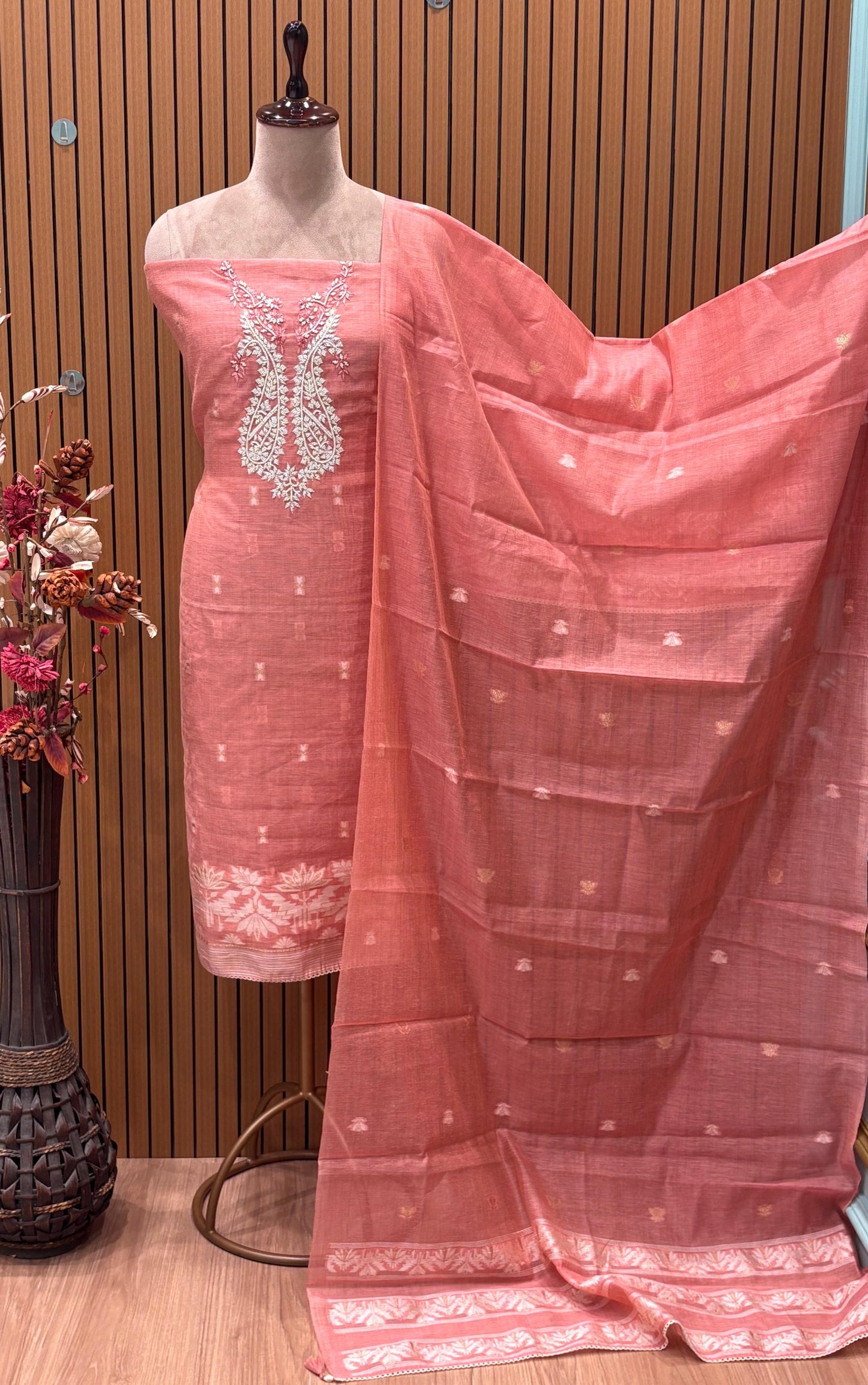 Unstitched Organic Cotton Suit Set