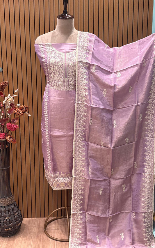 Elevate your ethnic wardrobe with our luxurious unstitched suit