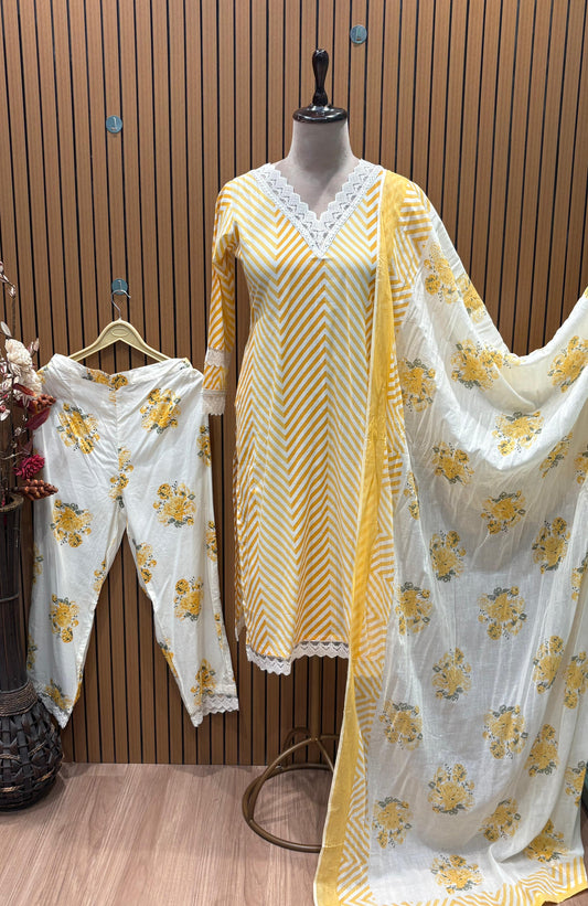 Step into summer freshness with these soft cotton suits
