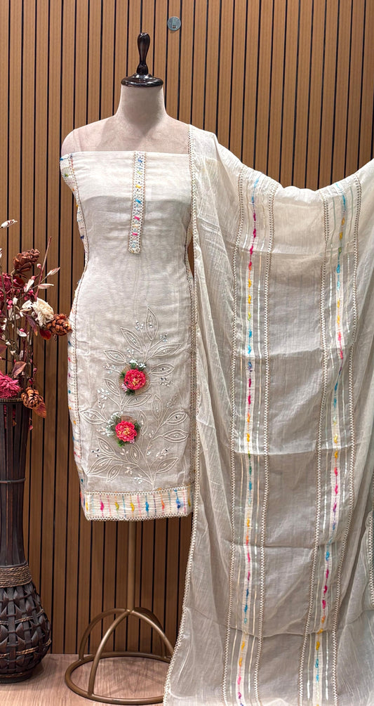 Step into elegance with our unstitched suit