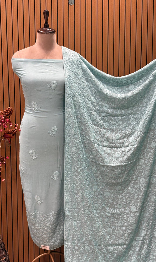 Elevate your ethnic charm with our premium unstitched suit