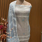 Presenting an elegant unstitched suit set, perfect for graceful day and evening wear