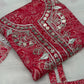 Unveil timeless elegance with our unstitched suit set