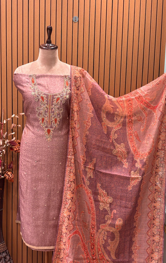 Step into elegance with our unstitched suit set