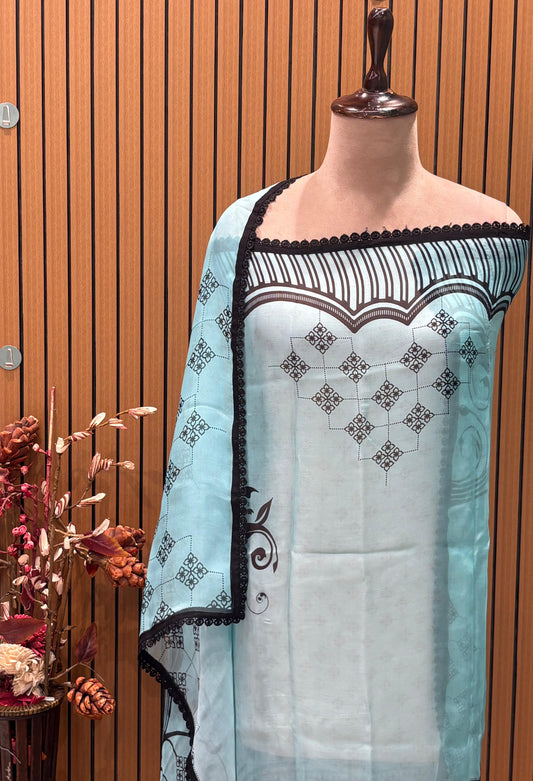 Make a bold yet elegant statement with our unstitched suit set