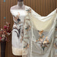 Elevate your ethnic wardrobe with this elegant unstitched suit