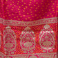 Add a regal charm to your festive wardrobe with this unstitched suit