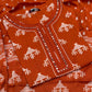Brighten your wardrobe with this vibrant cotton suit set