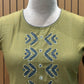 Grace meets comfort in this mustard cotton kurta set
