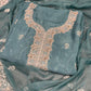 Elevate your festive wardrobe with this exquisite unstitched suit set