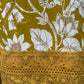 Embrace festive charm with this mustard floral print suit