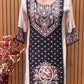 Step into elegance with our muslin cotton kurti set