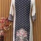 Step into elegance with our muslin cotton kurti set