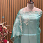 Elevate your ethnic charm with this stunning unstitched suit set