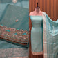 Unveil festive elegance with our luxurious unstitched suit