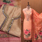 Grace your festive look with this elegant unstitched suit