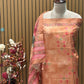 Grace your festive look with this elegant unstitched suit