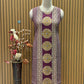 Elevate your everyday style with this wine printed cotton suit set