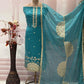 Elevate your ethnic charm with this elegant unstitched suit set