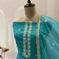 Elevate your ethnic charm with this elegant unstitched suit set