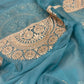 Elevate your ethnic charm with this elegant unstitched suit set