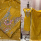 Experience sheer elegance with this exquisite unstitched suit set