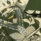 Elegant green cotton kurti with bold floral print