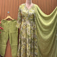 Grace in every twirl! This Chinon Anarkali suit set