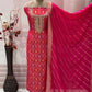 Indulge in timeless elegance with our pure Khaddi Georgette unstitched suit