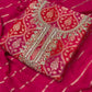 Indulge in timeless elegance with our pure Khaddi Georgette unstitched suit