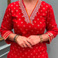 Elevate your style with our cotton silk kurti set